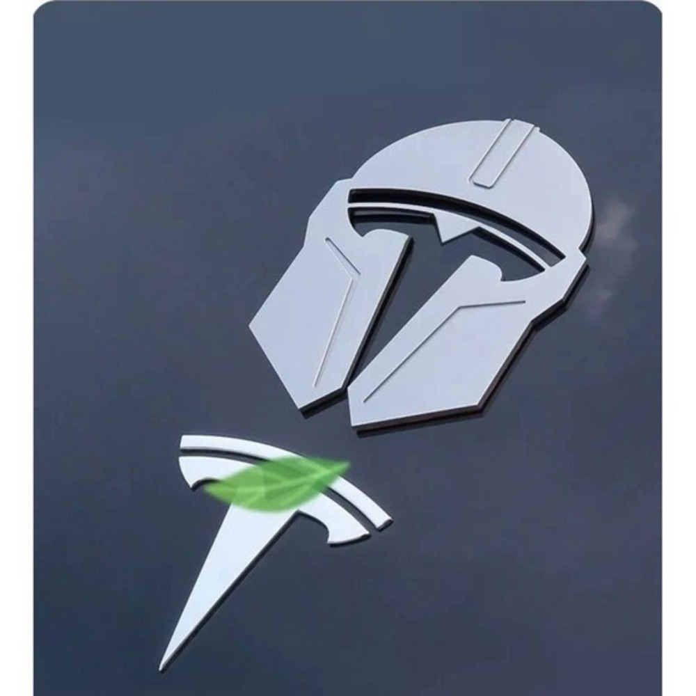 Front Trunk Logo Aluminum Alloy Emblem for Tesla Model 3/Y Frosted Texture T new